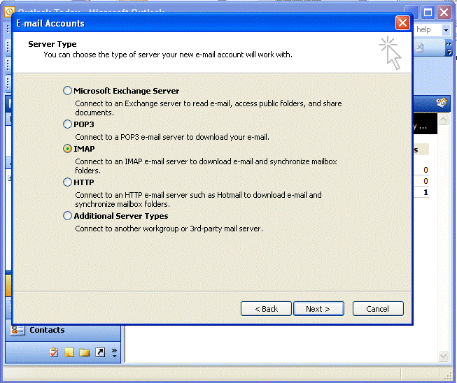 Outlook2003-3-imap